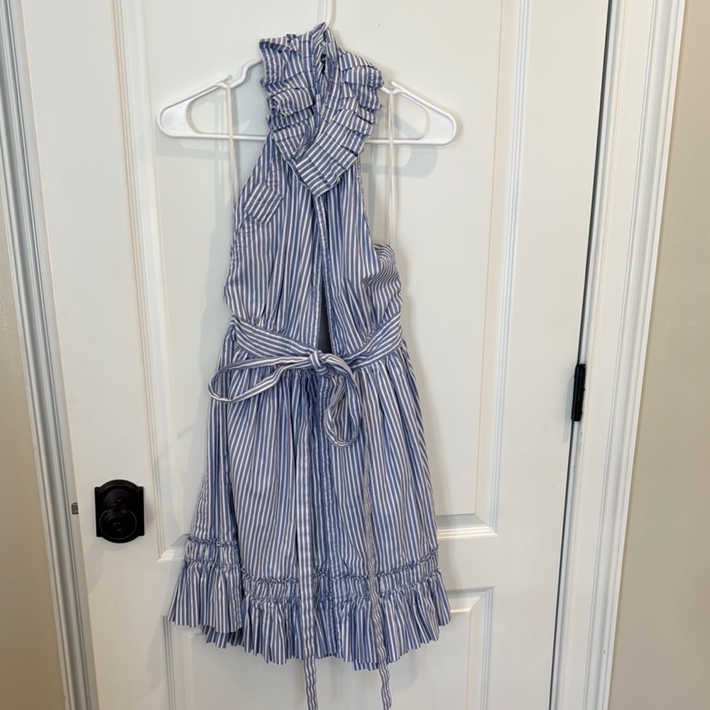 Striped Blue Women’s Dress